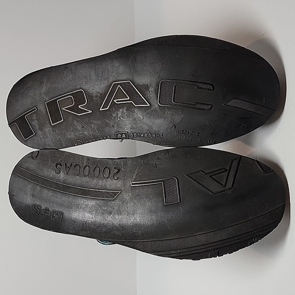 PSKaufman Boot No.1011 Roadway Back Zip Buckle Wedge Black Leather Moto Biker 9D - Picture 14 of 14